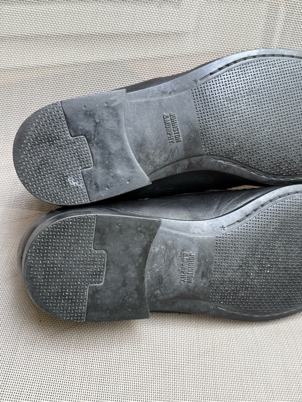 Johnston & Murphy Black Leather Driving Shoes Made in India #2778 Men's size 11 - Picture 8 of 10